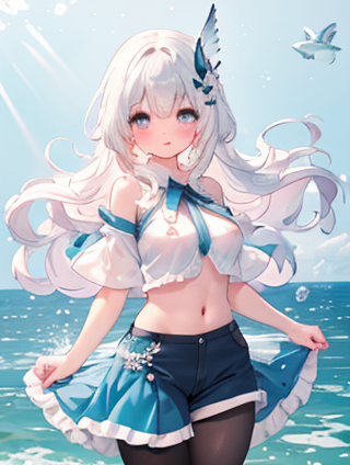 白色雪纺舞蹈裤：演绎灵动优雅的舞者之裙